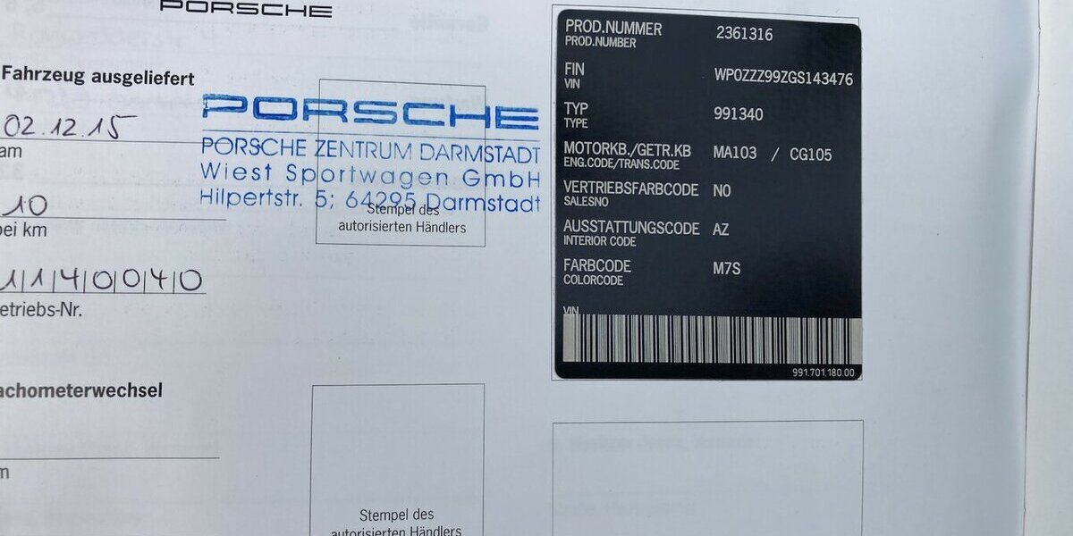 Porsche 911 Carrera GTS Cabriolet Approved 05/27 45.700 km 118.555 &euro; Schorndorf 73614