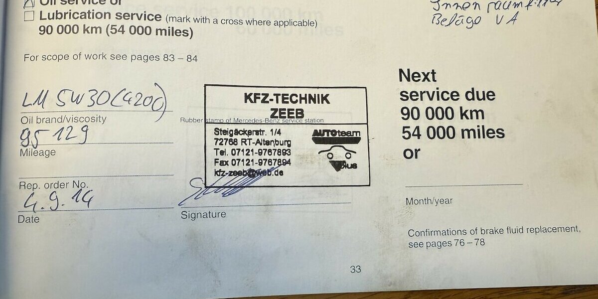 Mercedes-Benz SL 320 R129 Saisonkennzeichen 132.000 km 16.800 &euro; Schorndorf 73614