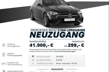 Mercedes-Benz C 300 54.700 km 41.900 &euro; Ebersbach an der Fils 73061