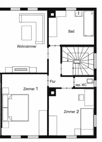Erdgeschoßwohnung Waiblingen - 2.5 Zimmer, 60 m&sup2;, 120.000&euro; | Angebot:27085450