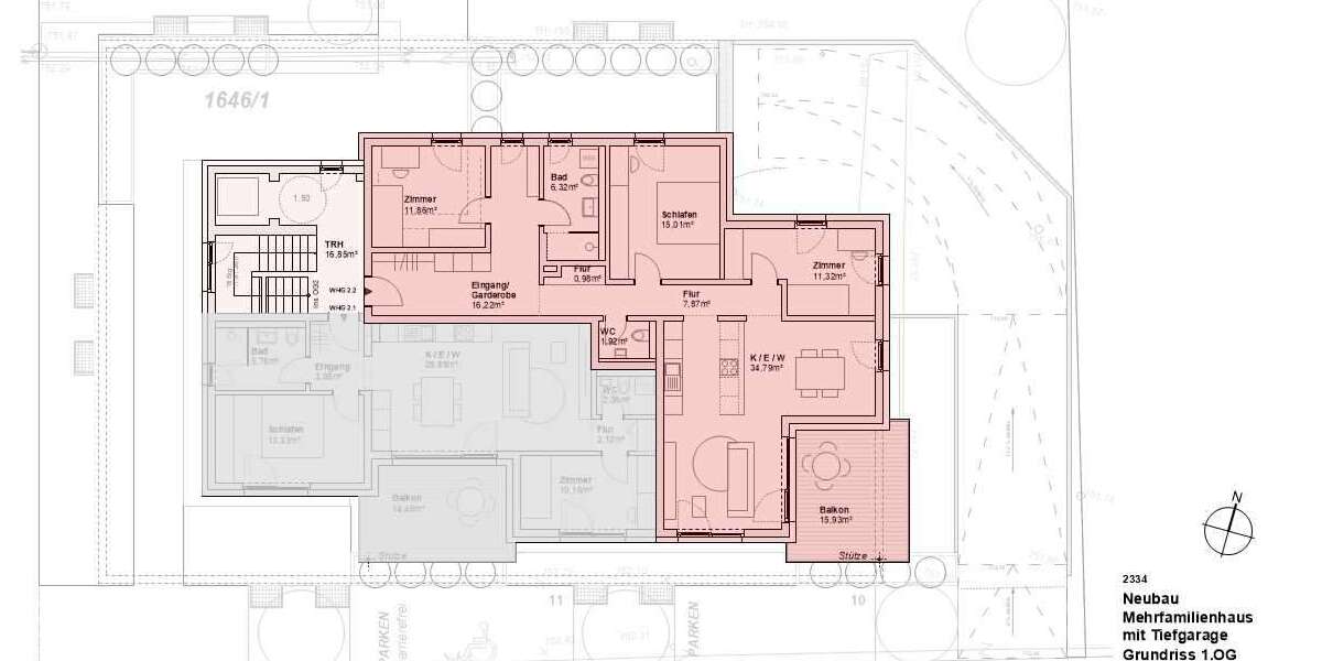 Etagenwohnung Laichingen - 4 Zimmer, 113 m&sup2;, 1.575&euro; | Angebot:26050244