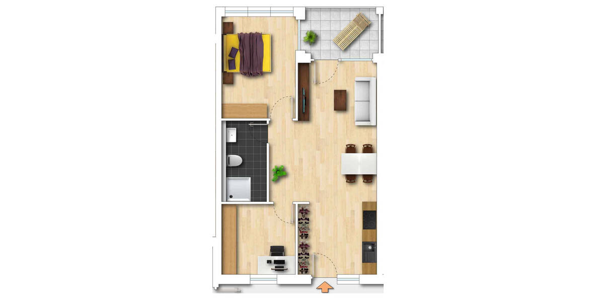 Etagenwohnung Süßen - 3 Zimmer, 62 m&sup2;, 310.900&euro; | Angebot:25773055