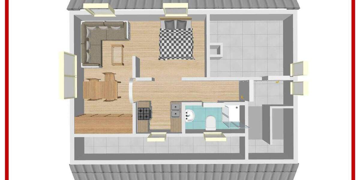 Etagenwohnung Waiblingen - 1 Zimmer, 29 m&sup2;, 98.000&euro; | Angebot:25773326