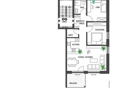 Wohnung Deggingen - 3 Zimmer, 72 m&sup2;, 920&euro; | Angebot:25943171