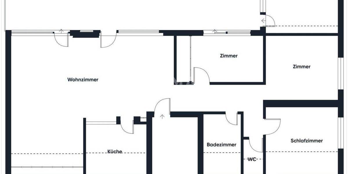 Etagenwohnung Waiblingen - 4 Zimmer, 107 m&sup2;, 425.000&euro; | Angebot:26037420