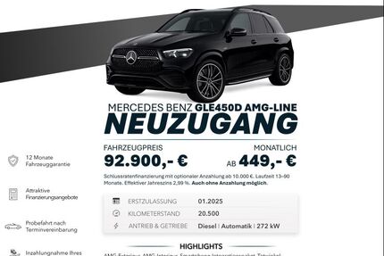 Mercedes-Benz GLE 450 20.500 km 92.900 &euro; Ebersbach an der Fils 73061
