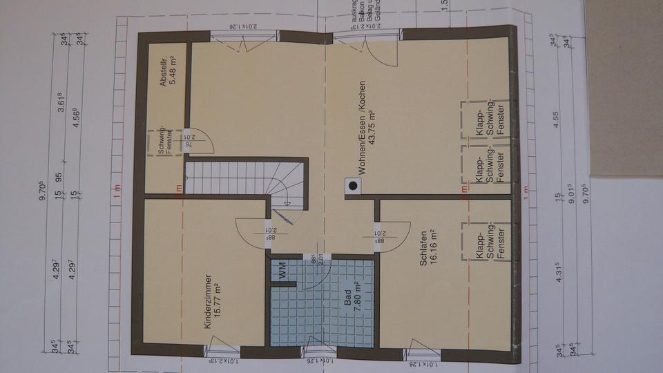 Dachgeschoßwohnung Deggingen - 3 Zimmer, 90 m&sup2;, 990&euro; | Angebot:25965645