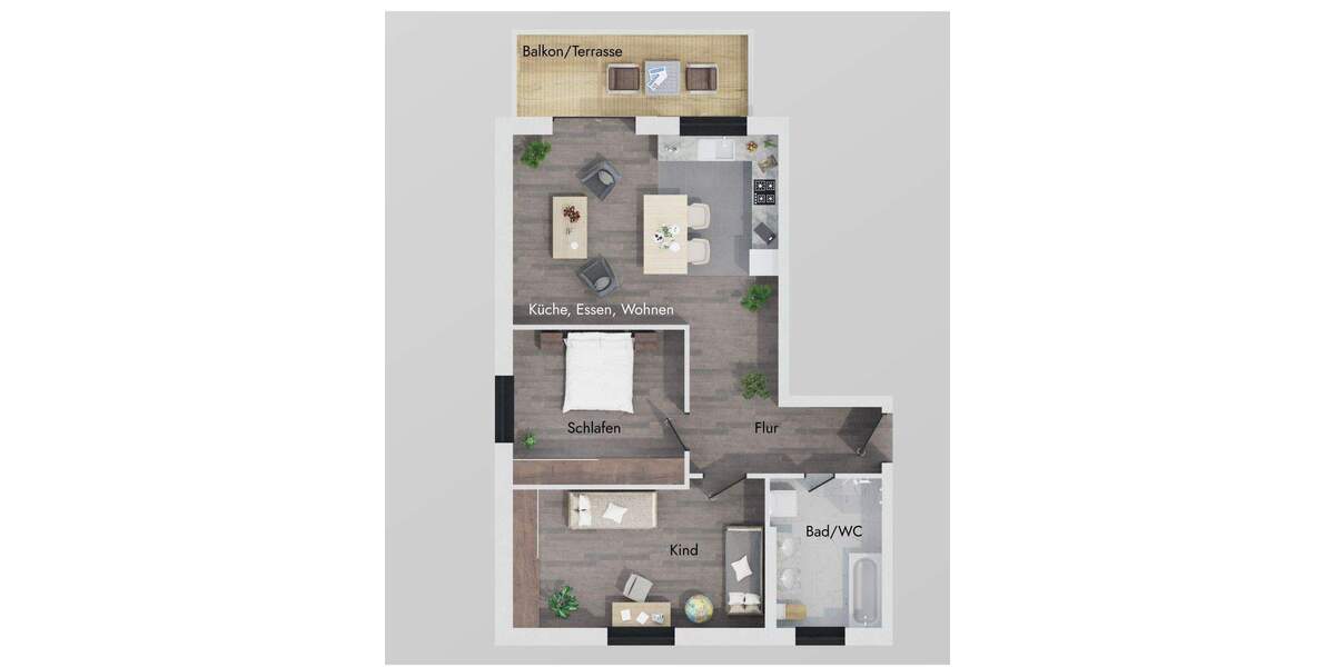 Etagenwohnung Bad Boll - 3 Zimmer, 80 m&sup2;, 346.900&euro; | Angebot:25666313