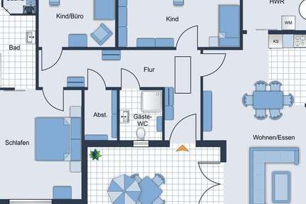 Haus Eislingen/Fils Fils - 4.5 Zimmer, 124 m&sup2;, 649.000&euro; | Angebot:25834387