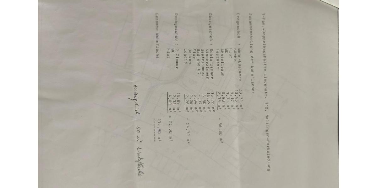 Doppelhaushälfte Ostfildern - 5.5 Zimmer, 135 m&sup2;, 1.800&euro; | Angebot:25643750