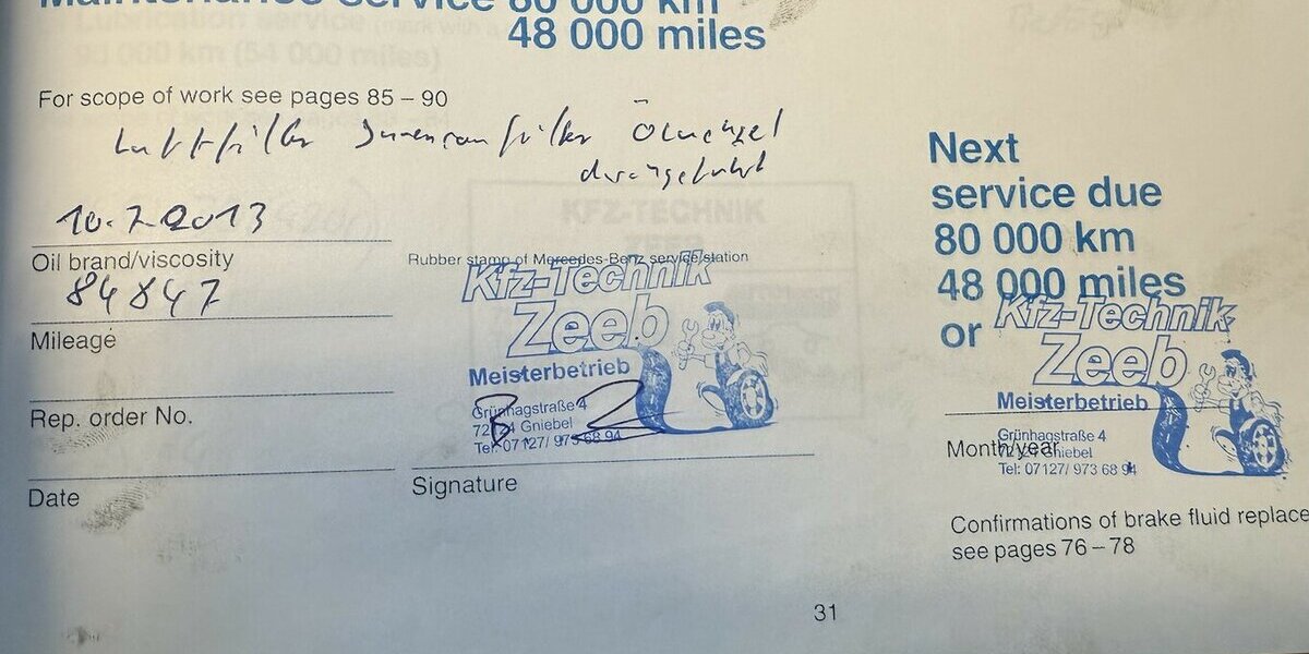 Mercedes-Benz SL 320 R129 Saisonkennzeichen 132.000 km 16.800 &euro; Schorndorf 73614