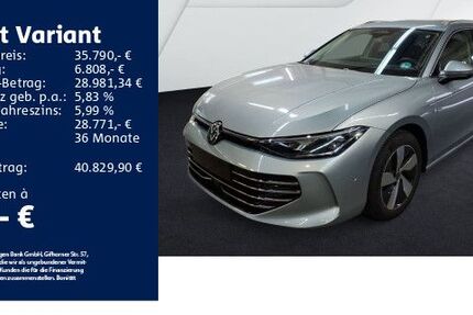 VW Passat Variant 14.165 km 35.790 &euro; Schwäbisch Gmünd 73525