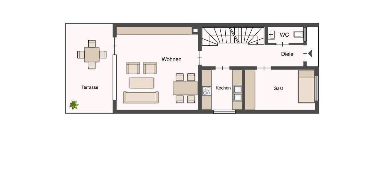 Reihenendhaus Waiblingen Hegnach - 5 Zimmer, 120 m&sup2;, 449.000&euro; | Angebot:25697772