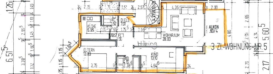 Etagenwohnung Urbach - 3 Zimmer, 80 m&sup2;, 299.999&euro; | Angebot:25419360